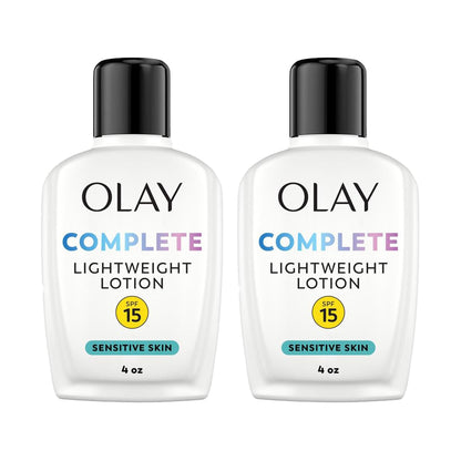 Olay Face Moisturizer, Complete with Sunscreen SPF 15, Daily Facial Lotion for Normal Skin, Lightweight Hydrating Broad Spectrum Sun Protection - PrimeBioHealth - canada supplements