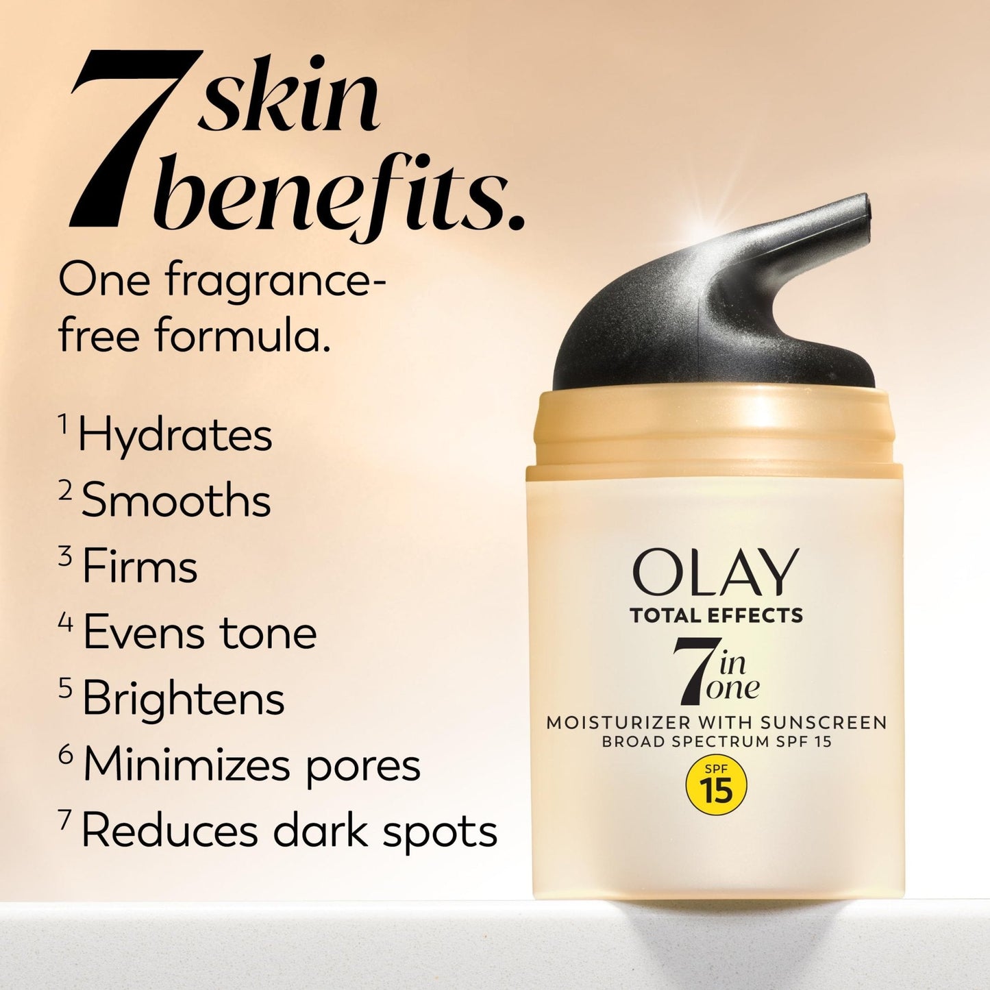 OLAY Total Effects 7-in-1 Anti-Aging Face Moisturizer with SPF 15, Fragrance-Free 1.7 oz - PrimeBioHealth - canada supplements