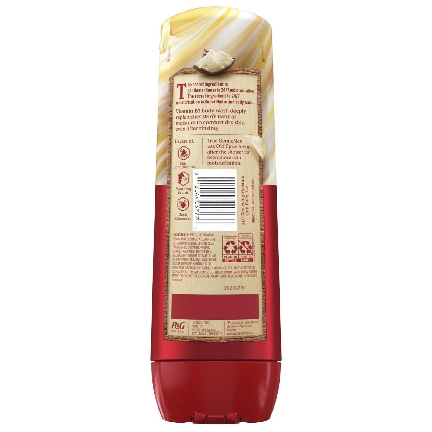 Old Spice Body Wash GentleMan’s Super Hydration for Men, 24/7 Renewing Moisture, Gentle on Skin with Skin Conditioners - PrimeBioHealth - canada supplements