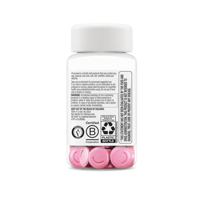 OLLY Delightful Iron Chewable Tablet, Iron Supplement from AB Fortis, Fruit Punch Flavored, 30 or 20 Day Supply - 60 Count - PrimeBioHealth - canada supplements