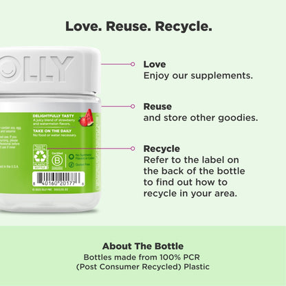OLLY Fiber Gummy Rings, 5g Prebiotic Fiber, FOS (Fructo-oligosaccharides), Digestive Support, Berry Melon 50ct - PrimeBioHealth - canada supplements