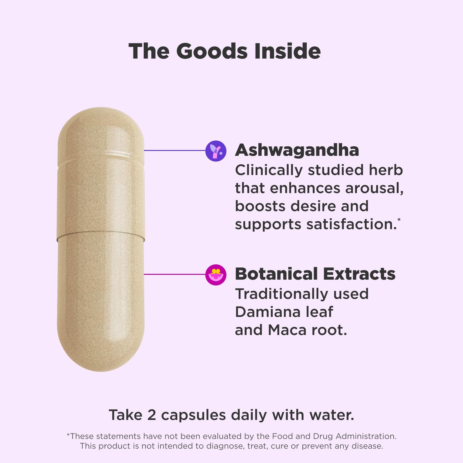 OLLY Lovin Libido Capsules, Boost Desire With Ashwagandha, Maca & Damiana, Vegetarian, Supplement for Women, 20 Day Supply - 40 Count - PrimeBioHealth - canada supplements
