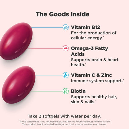 OLLY Ultra Women's Multi Softgels, Overall Health and Immune Support, Omega-3s, Iron, Vitamins A, D, C, E, B12, Daily Multivitamin, 30 Day Supply - 60 Count - PrimeBioHealth - canada supplements