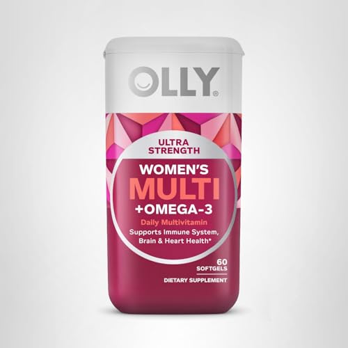 OLLY Ultra Women's Multi Softgels, Overall Health and Immune Support, Omega-3s, Iron, Vitamins A, D, C, E, B12, Daily Multivitamin, 30 Day Supply - 60 Count - PrimeBioHealth - canada supplements