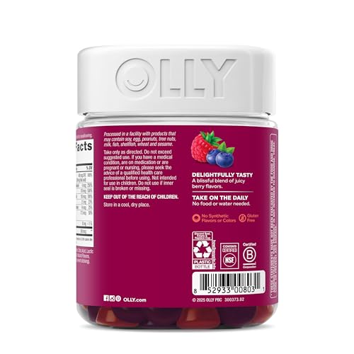 OLLY Women's Daily Multivitamin Gummy, Vitamins A, D, C, E, Biotin, Folic Acid, Adult Chewable Vitamin - PrimeBioHealth - canada supplements