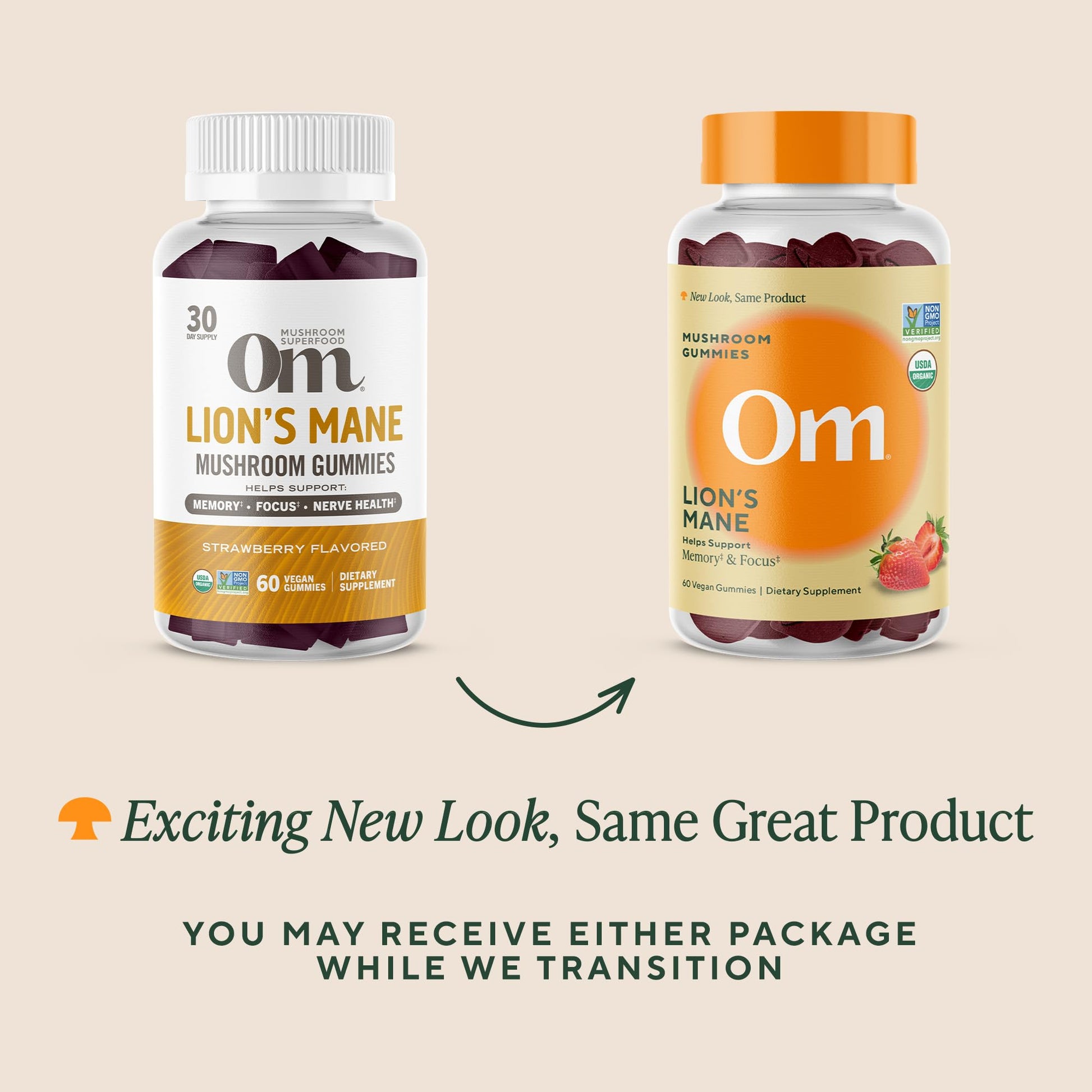 OM MUSHROOM SUPERFOOD Master Blend Mushroom Gummies – Organic 10-Mushroom Complex with Ashwagandha – Supports Immunity, Gut Health & Stress Relief – Mixed Berry Flavor – 28 Servings, 56 Count. - PrimeBioHealth - canada supplements
