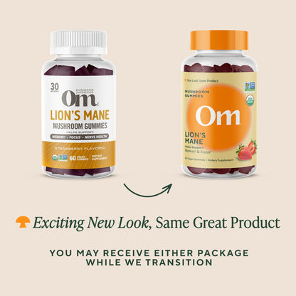 OM MUSHROOM SUPERFOOD Master Blend Mushroom Gummies – Organic 10-Mushroom Complex with Ashwagandha – Supports Immunity, Gut Health & Stress Relief – Mixed Berry Flavor – 28 Servings, 56 Count. - PrimeBioHealth - canada supplements