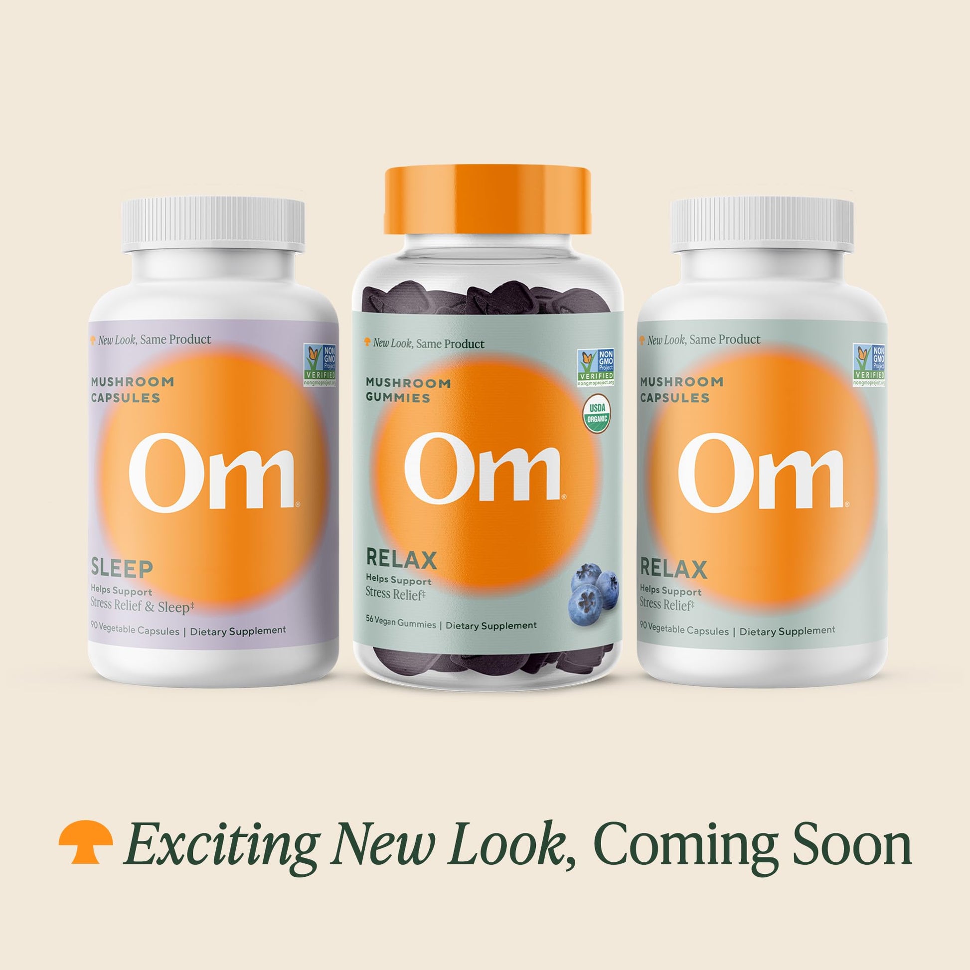 OM MUSHROOM SUPERFOOD Master Blend Mushroom Gummies – Organic 10-Mushroom Complex with Ashwagandha – Supports Immunity, Gut Health & Stress Relief – Mixed Berry Flavor – 28 Servings, 56 Count. - PrimeBioHealth - canada supplements