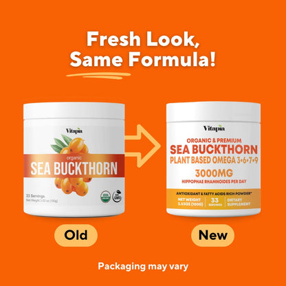 Omega 7 Sea Buckthorn Berry Oil 1000mg for Hair, Skin, Nails, Heart Health Support - 34% Palmitoleic Acid & Natural Omega 3 6 9 Fatty Acids Supplement - 120 Capsules, Non-GMO, Gluten-Free - PrimeBioHealth - canada supplements
