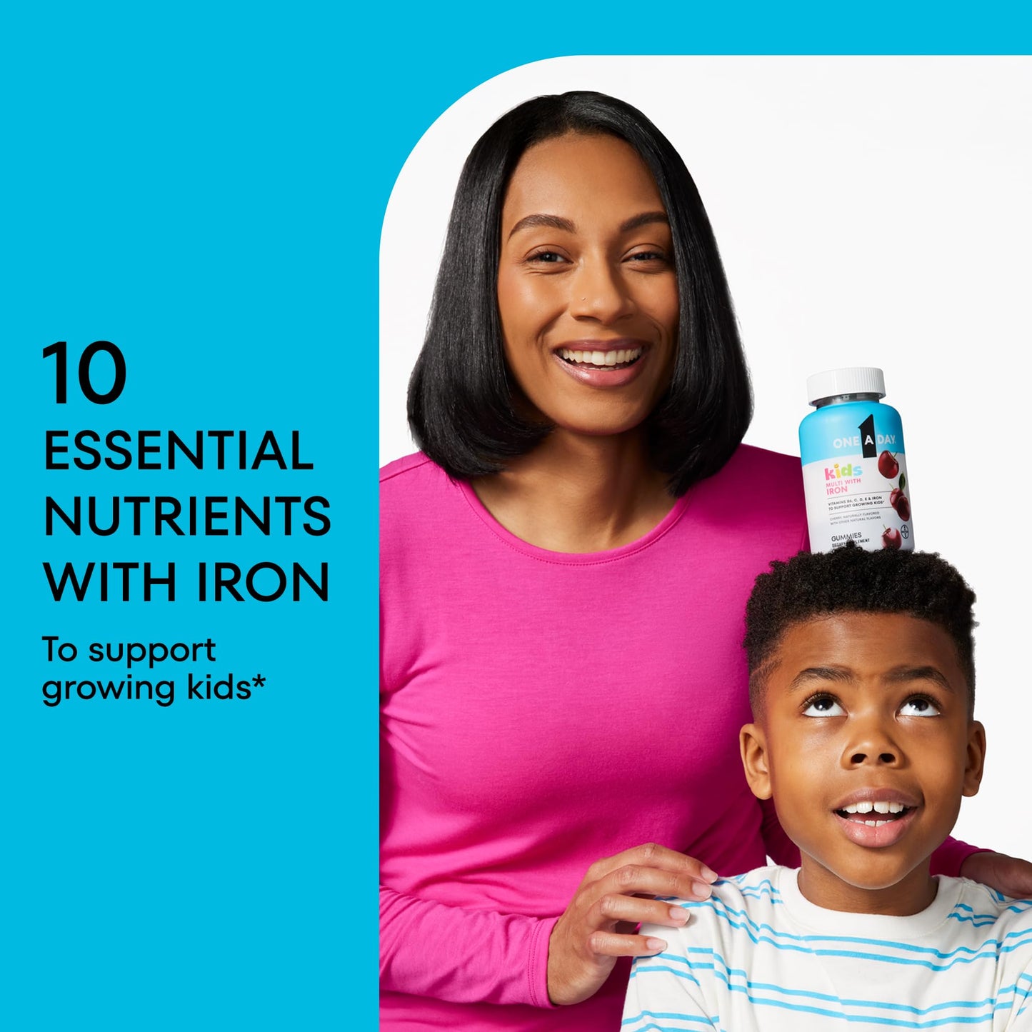 One A Day Kids Multivitamin with Iron Gummy, Vitamin D, Vitamin C, E, Zinc for Immune Support, Gummy Vitamins, Kids Multivitamin Gummies with Iron - PrimeBioHealth - canada supplements