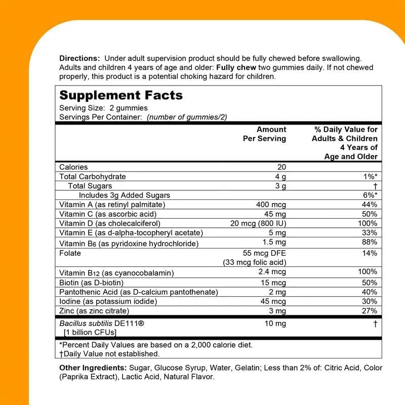 One A Day Kids Multivitamin with Probiotic, Multivitamin Gummies, Kids Probiotic for Digestive Health, Gummy Vitamins - PrimeBioHealth - canada supplements