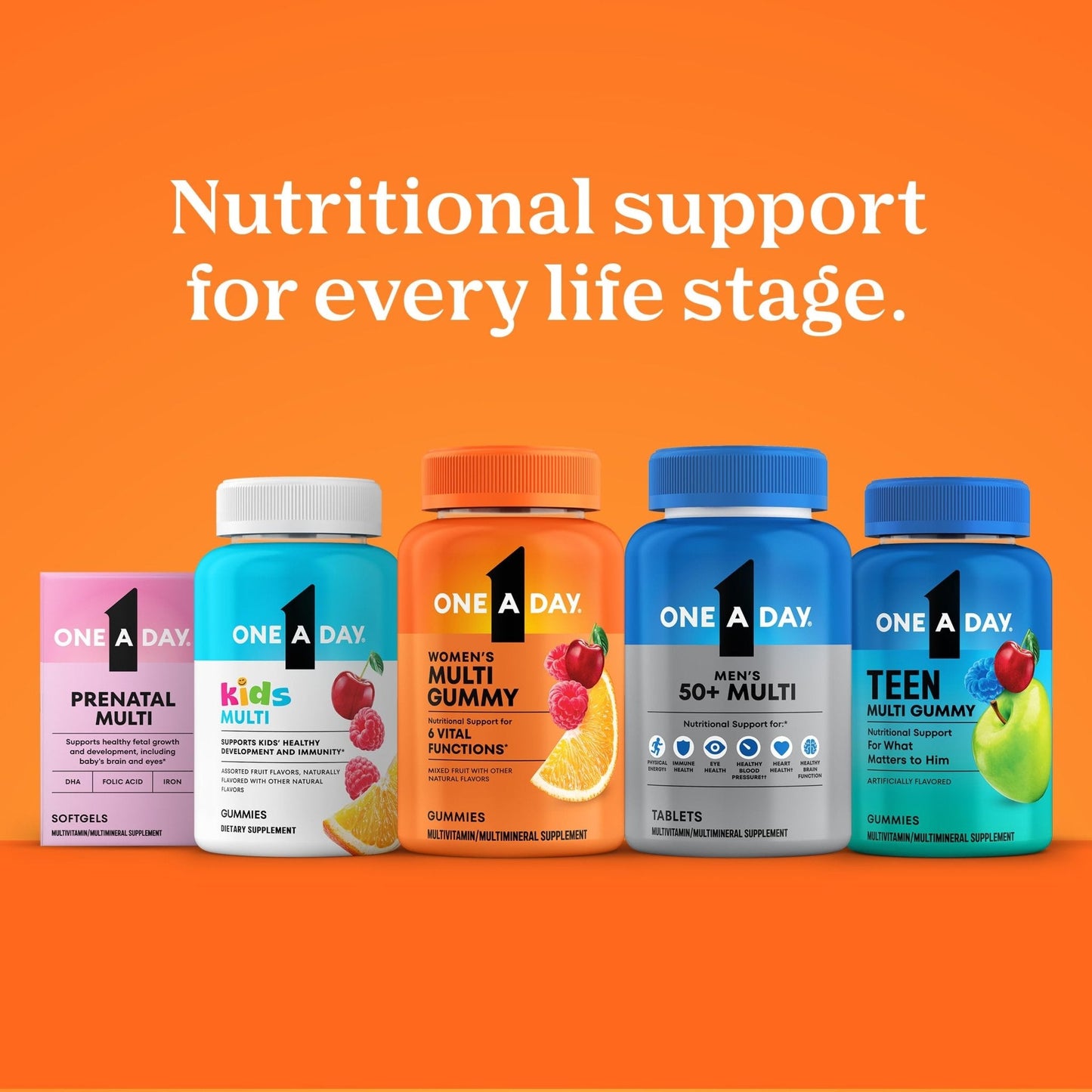 One A Day Multivitamin for Men - Daily Mens Multivitamins with Vitamin D, Zinc, Folic Acid, and B Vitamins, Physical Energy Support, 200 Count - PrimeBioHealth - canada supplements
