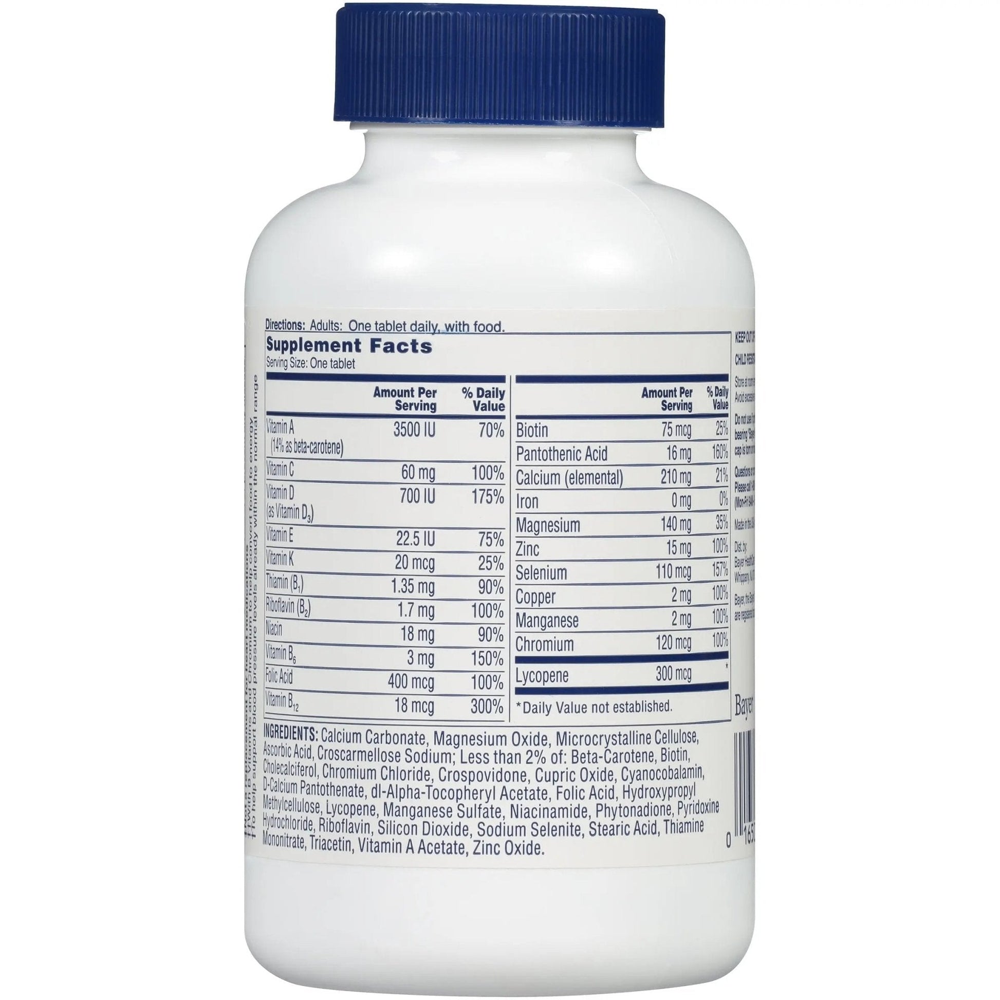 One A Day Pills Multivitamin Multimineral Supplement Tablets - PrimeBioHealth - canada supplements