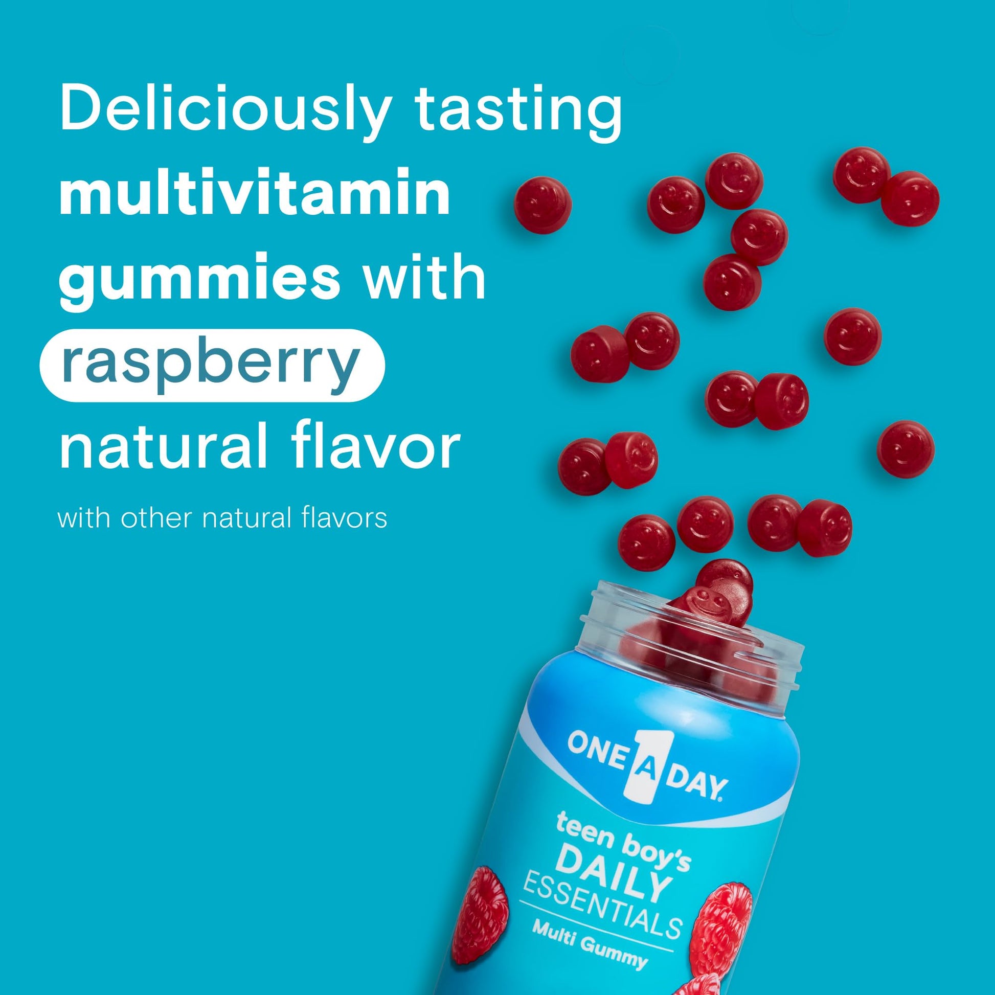 One A Day Teen Boy’s Daily Essentials Multivitamin Gummies, Teen Boy Vitamins with Vitamin C, Vitamin D, Bone Health, Immune Health - PrimeBioHealth - canada supplements