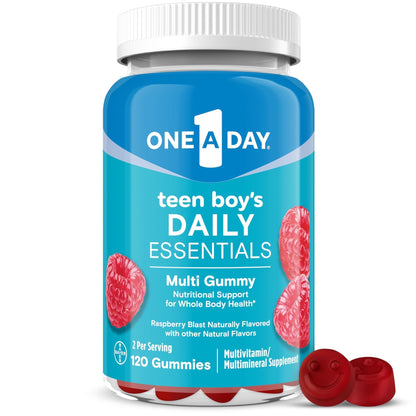 One A Day Teen Boy’s Daily Essentials Multivitamin Gummies, Teen Boy Vitamins with Vitamin C, Vitamin D, Bone Health, Immune Health - PrimeBioHealth - canada supplements