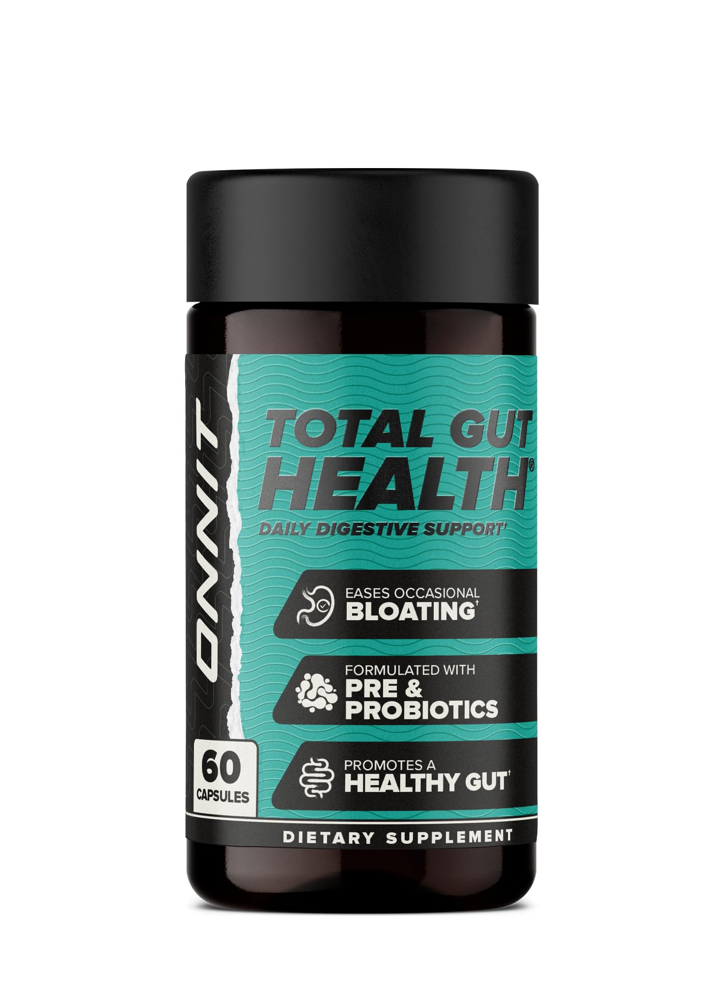 ONNIT Total Gut Health Daily Digestive Support, IGEN™ Non-GMO Tested Digestion Supplement for Women and Men with 7 Strains of Probiotics, - PrimeBioHealth - canada supplements