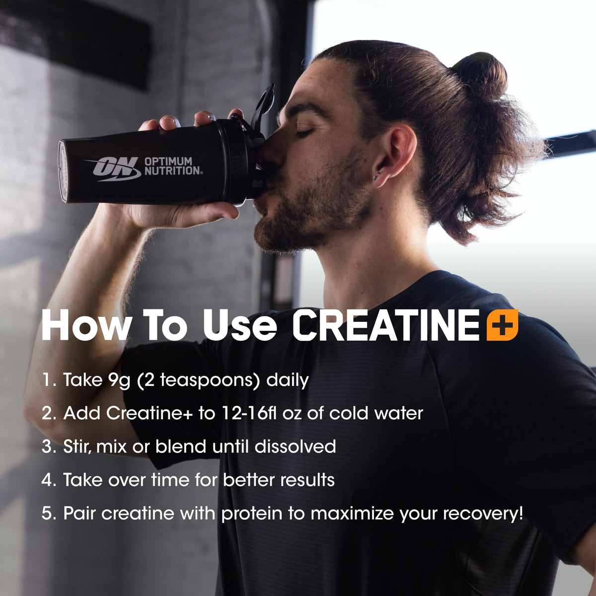 Optimum Nutrition Creatine Monohydrate Plus Powder, Orange Passionfruit Flavored Creatine Performance Blend With Electrolytes for Hydration, Added Vitamins, 40 Servings, 360 Grams (Packaging May Vary) - PrimeBioHealth - canada supplements
