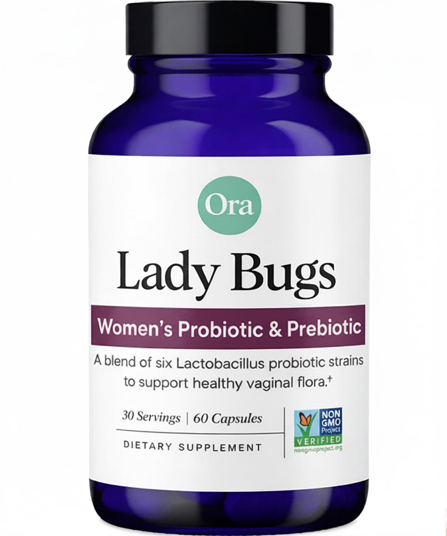 Ora Organic Probiotic for Women with L. crispatus, 6 Clinically Studied Lactobacillus Strains for Vaginal, pH & Urinary Tract Health, - PrimeBioHealth - canada supplements