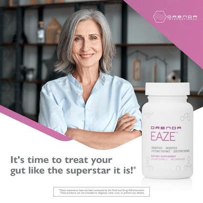 Orenda Eaze®: Gut Wellness Capsules | 6-in-1 Digestive Support with Probiotics, Endospores, Peptizyme-SP EN, Prebiotics, and Digestive Enzymes - PrimeBioHealth - canada supplements