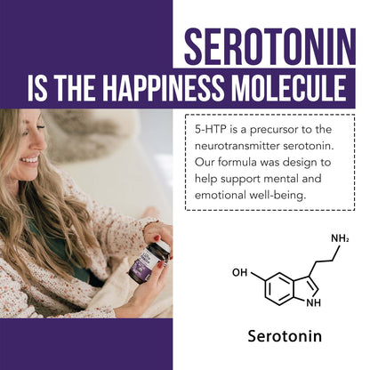 Organic 5-HTP - 200 mg | 99% 5HTP Concentration, Plus Cofactor Vitamin B6 & Lion’s Mane | Water Extracted from Organic Griffonia Seeds | Supports Mood, Cognition & Sleep (60 Capsules | 30 Servings) - PrimeBioHealth - canada supplements