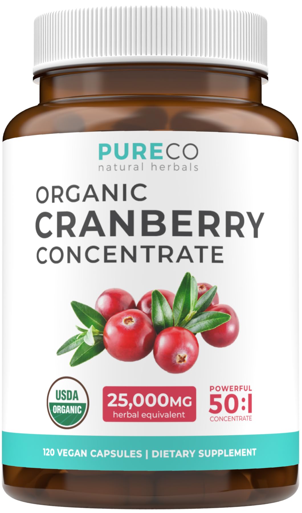 Organic Cranberry Pills - Vegan Supplement for Urinary Tract Health & Kidney Cleanse - Cranberry Pills for Women 500mg 50:1 Cranberry Concentrate Per Serving - Urinary Tract Support - 60 Capsules - PrimeBioHealth - canada supplements