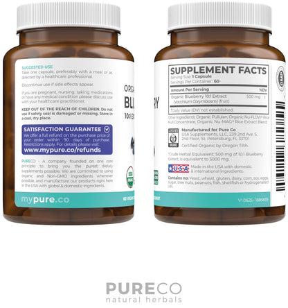 Organic Cranberry Pills - Vegan Supplement for Urinary Tract Health & Kidney Cleanse - Cranberry Pills for Women 500mg 50:1 Cranberry Concentrate Per Serving - Urinary Tract Support - 60 Capsules - PrimeBioHealth - canada supplements