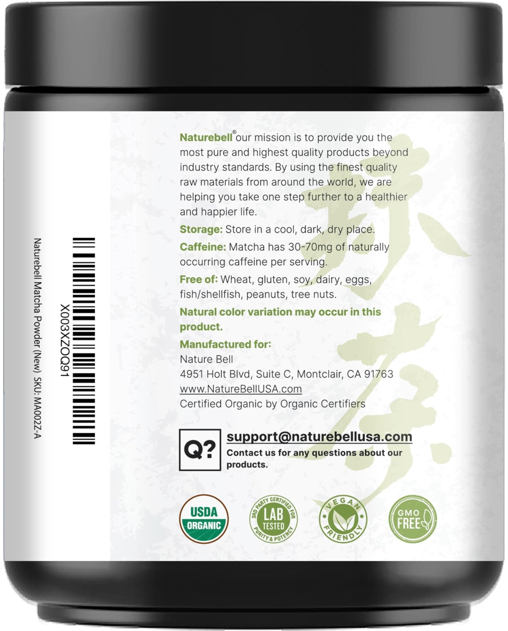 Organic Matcha Green Tea Powder, 1 Pound | Unsweetened with Zero Sugar, Culinary Grade, Potent Early Spring Leaf Harvest, Fine Stone Ground – Vegan, All Purpose, Great for Matcha Latte - PrimeBioHealth - canada supplements