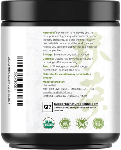 Organic Matcha Green Tea Powder, 1 Pound | Unsweetened with Zero Sugar, Culinary Grade, Potent Early Spring Leaf Harvest, Fine Stone Ground – Vegan, All Purpose, Great for Matcha Latte - PrimeBioHealth - canada supplements