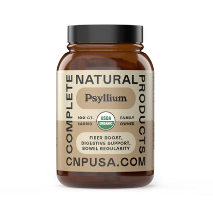 Organic Psyllium Husk Capsules 660mg - Fiber Caps Supplement, Psyllium Capsules for Digestive Regularity, Colon Cleanse Support, Unflavored Whole - PrimeBioHealth - canada supplements