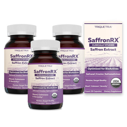 Organic Saffron Extract: Optimized Extract with Safromotivines, Safranal, and Crocins – Clinically Studied | Premium Persian Sargol Quality | Supports Mood, Calmness, and Relaxation – 30 Servings - PrimeBioHealth - canada supplements