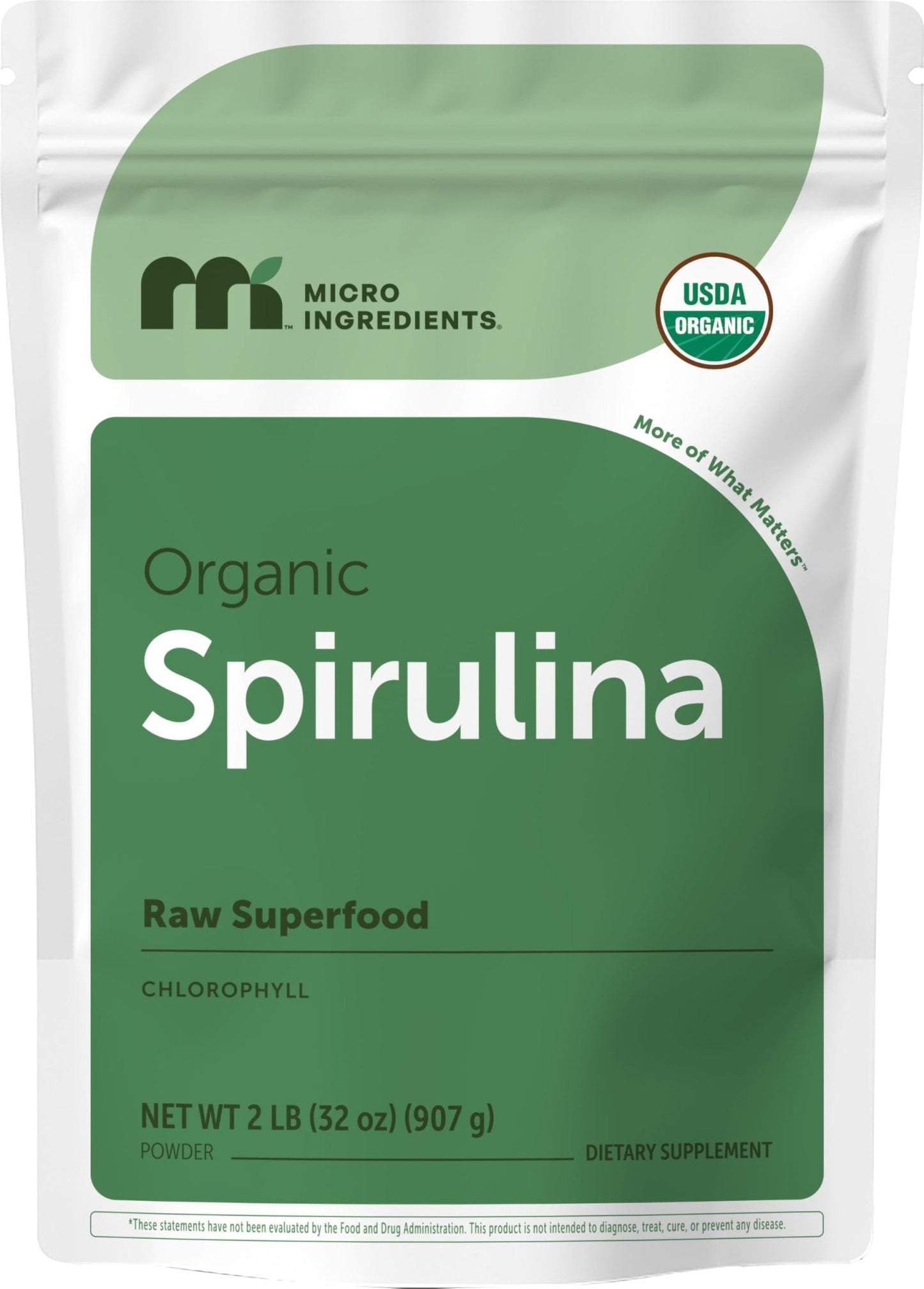 Organic Spirulina Powder, 1lb | Blue-Green Algae, Naturally Occurring Vegan Protein, Vitamins & Minerals | Source of Natural Chlorophyll & Enzymes | Non-GMO, Gluten-Free, No Additives - PrimeBioHealth - canada supplements