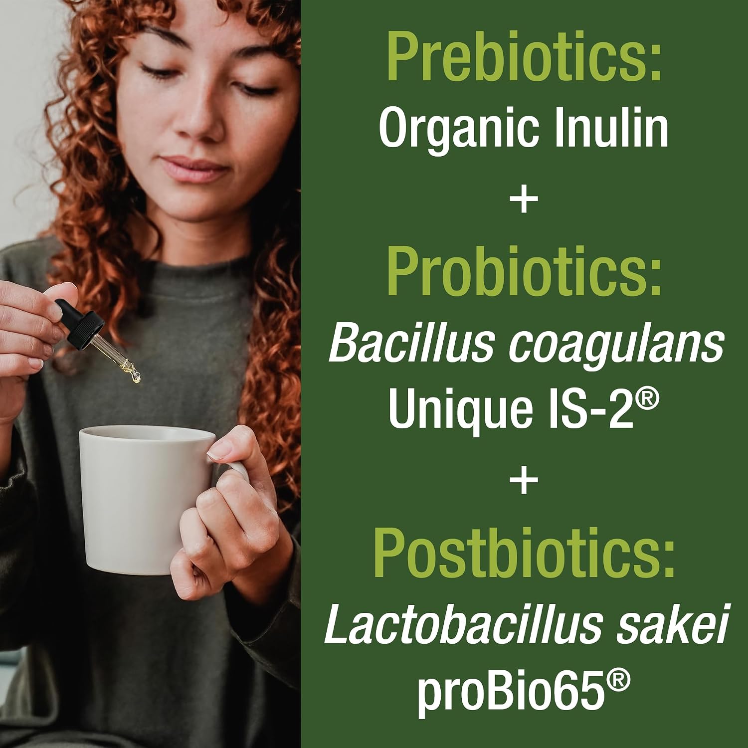 Organic Synbiotic = Prebiotics + Probiotics + Postbiotics 3-in-1 Supplement for Women, Men, & Kids. Pre, Pro, & Post Biotics Liquid Drops for Gut + Microbiome Balance. Made in USA, Vegan, Zero Sugar - PrimeBioHealth - canada supplements