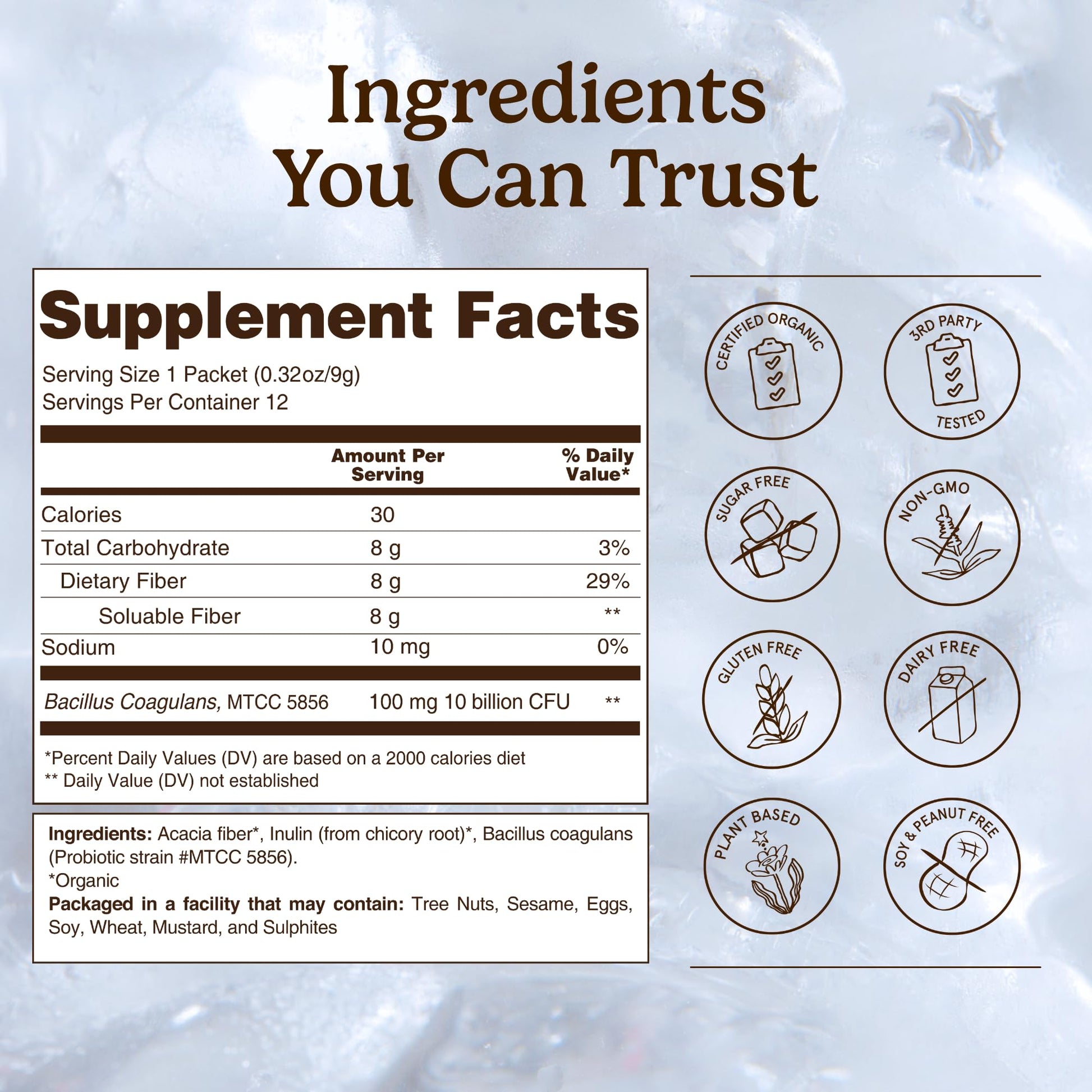 Organic Traditions Fiber Flow Variety Pack, Daily Fiber Supplement Sticks with Acacia, Chicory Root Inulin, One Billion CFU Probiotics, Mixed Flavors Strawberry Yuzu Lime Unflavoured, 12 Count - PrimeBioHealth - canada supplements