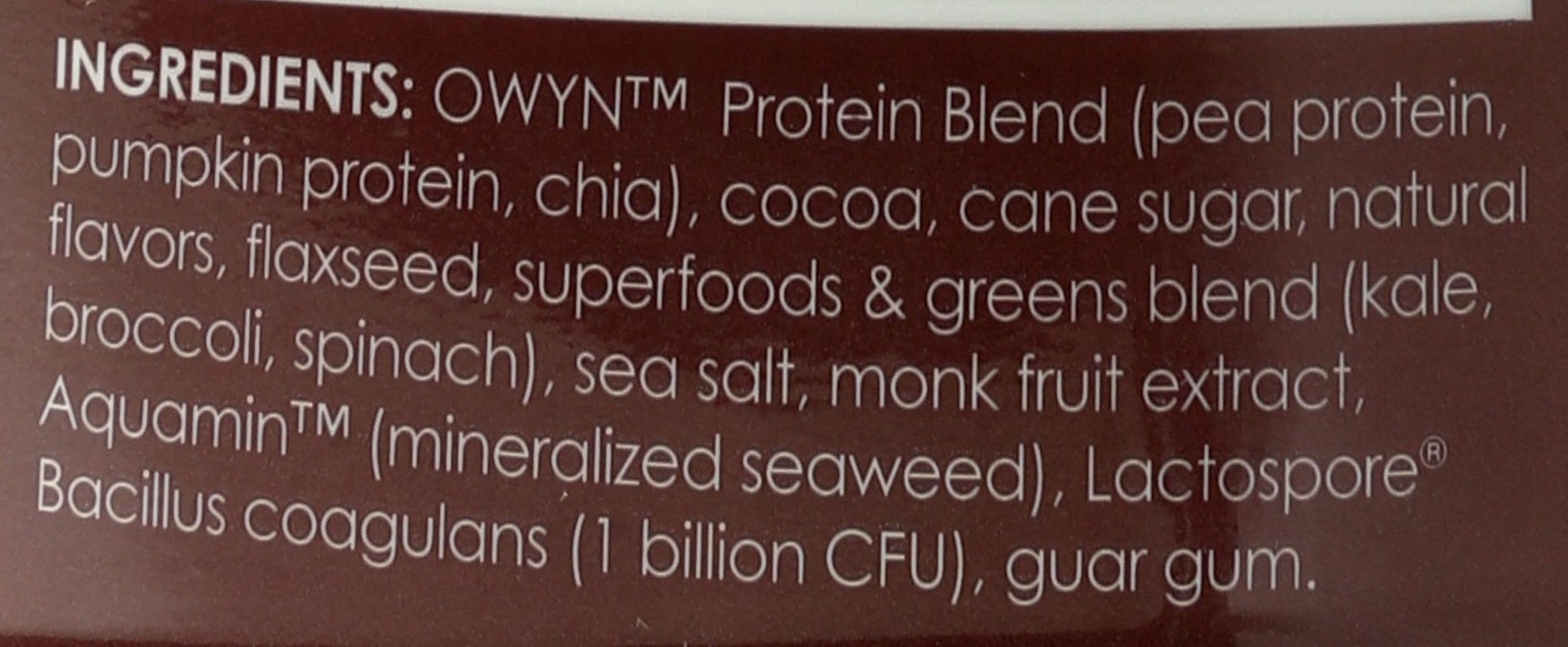 OWYN Only What You Need Plant-Based Protein Powder, Dark Chocolate, 1.17 lbs - PrimeBioHealth - canada supplements
