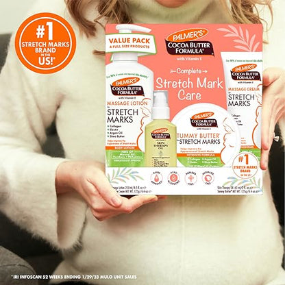 Palmer's Cocoa Butter Formula Pregnancy Skin Care Kit for Stretch Marks and Scars, Dermatologist Approved - PrimeBioHealth - canada supplements