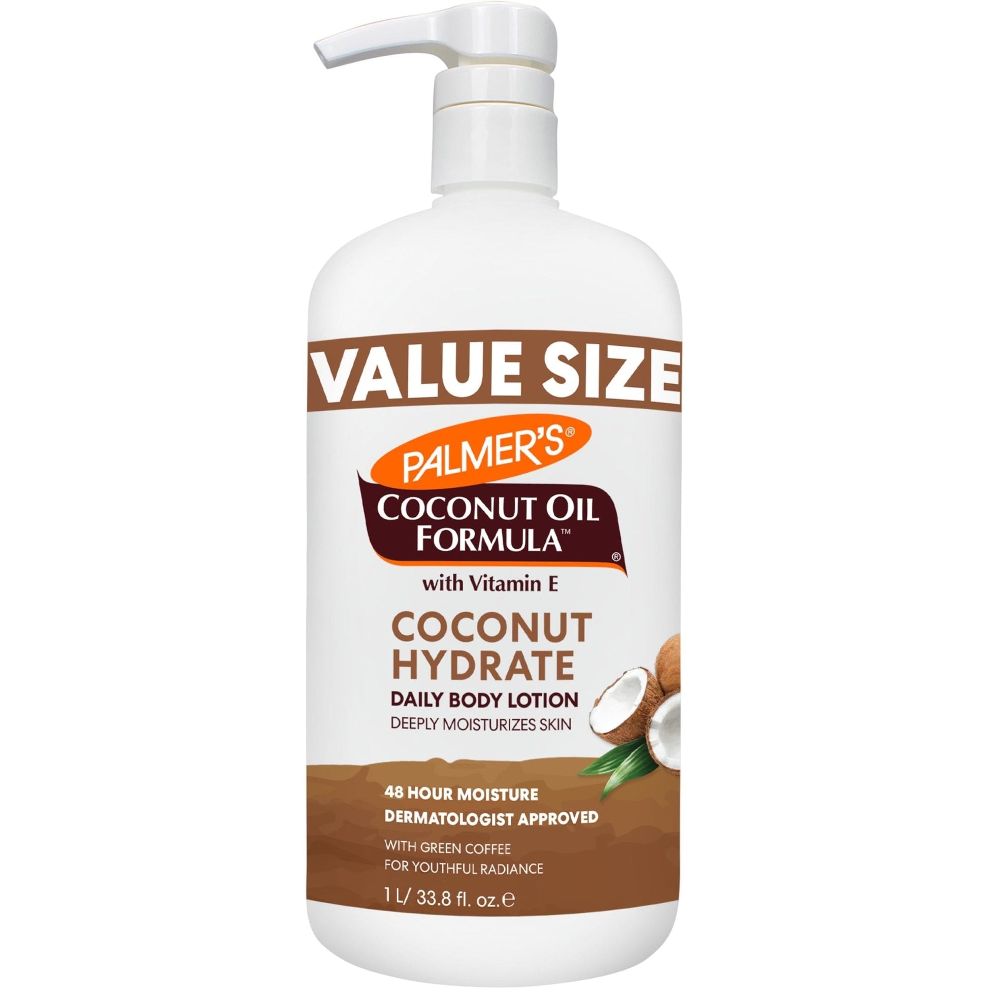 Palmer's Coconut Oil Formula Body Lotion for Dry Skin, Hand & Body Moisturizer with Green Coffee Extract & Vitamin E - PrimeBioHealth - canada supplements