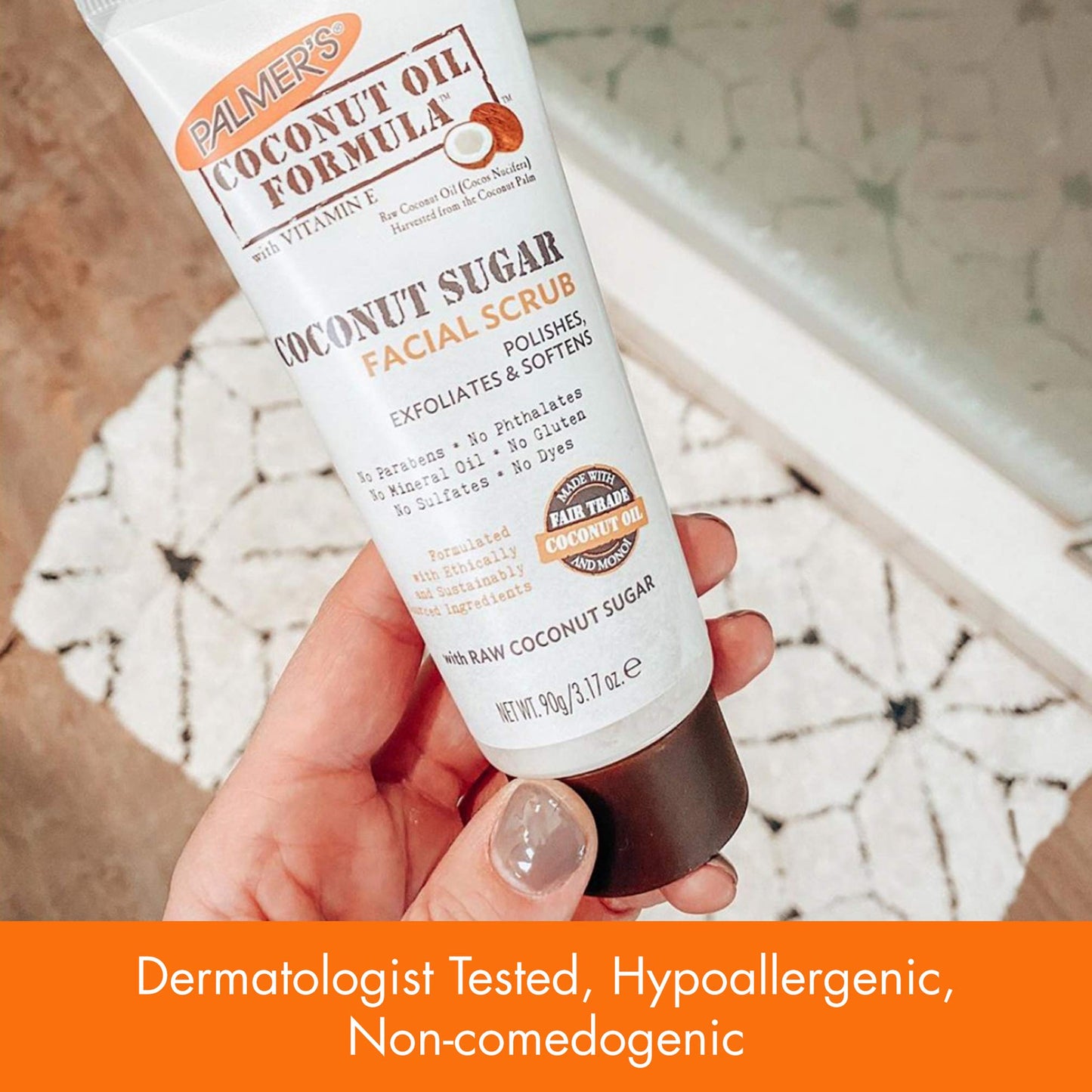 Palmer's Coconut Oil Formula Coconut Sugar Facial Scrub Exfoliator, Face Scrub to Gently - PrimeBioHealth - canada supplements