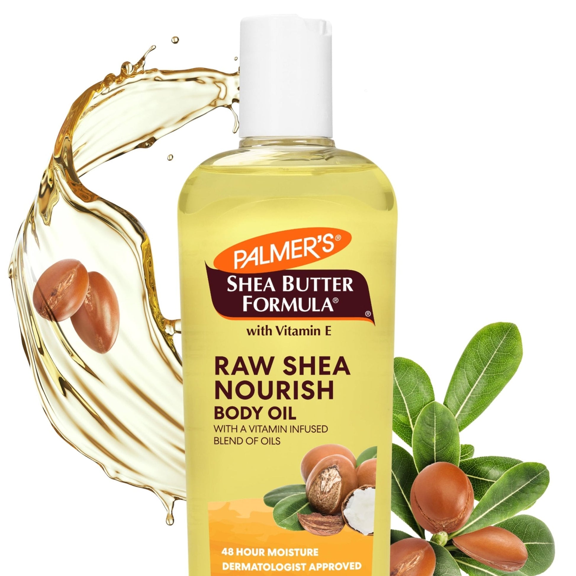 Palmer's Shea Formula Raw Shea Body Oil with Vitamin E, Deep Body Moisturizer to Soothe - PrimeBioHealth - canada supplements