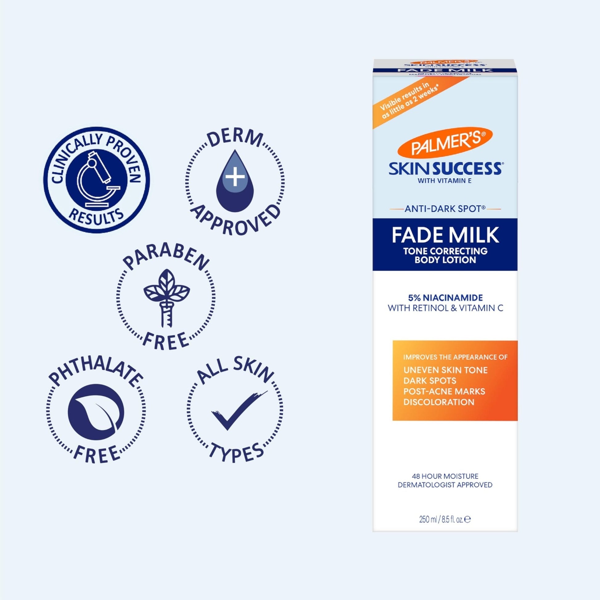 Palmer's Skin Success Anti-Dark Spot Fade Milk Body Lotion, 8.5 Ounce - PrimeBioHealth - canada supplements
