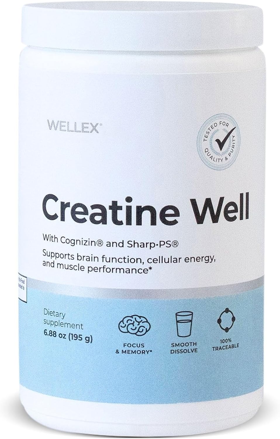 Papillex Creatine Well – Clean Creatine Powder for Brain Energy & Muscle Tone with Cognizin & Sharp•PS - PrimeBioHealth - canada supplements