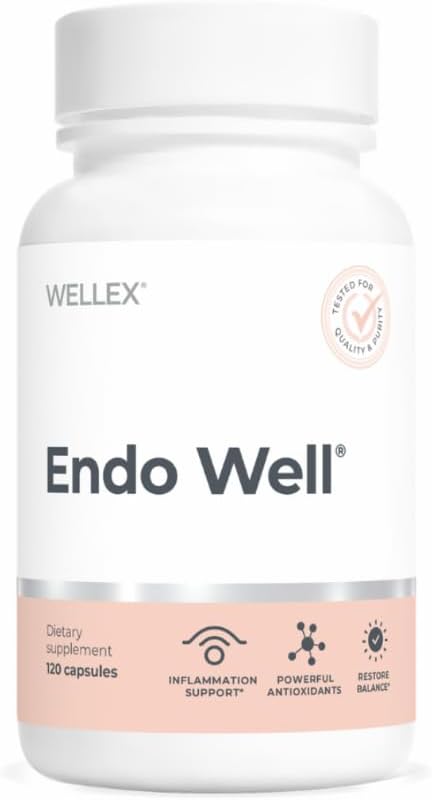 Papillex Endo Well | Women’s Cycle Support | Monthly Wellness, Muscle Function & Energy Metabolism | Magnesium, Pea, DIM & Ashwagandha | Doctor-Formulated, Clean Ingredients - PrimeBioHealth - canada supplements