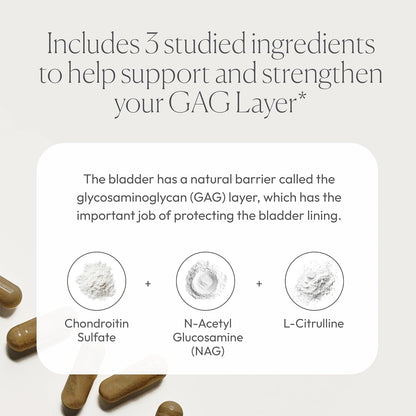 Papillex IC Well | Bladder Comfort & Urinary Wellness Support Supplement | NAG, Chondroitin & Quercetin for Urinary Comfort, Frequency & Sleep Support | 30-Day Formula - PrimeBioHealth - canada supplements