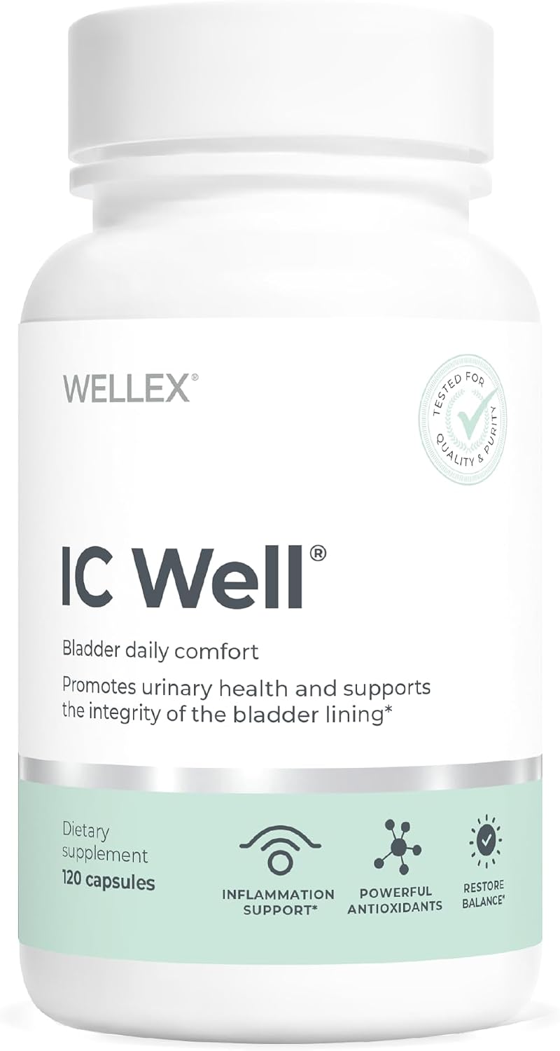 Papillex IC Well | Bladder Comfort & Urinary Wellness Support Supplement | NAG, Chondroitin & Quercetin for Urinary Comfort, Frequency & Sleep Support | 30-Day Formula - PrimeBioHealth - canada supplements