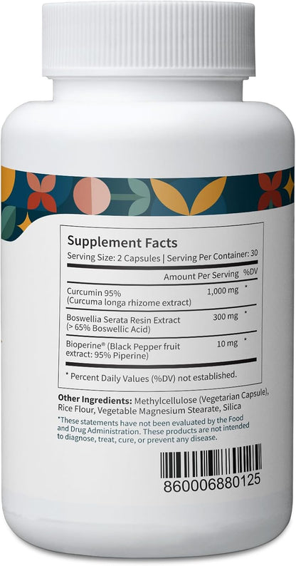 Pattern Wellness Cognitive Health Bundle - Cognitive Complex, Turmeric Curcumin, & Ashwagandha - Brain Function Support - 3 Pack, All-Natural, Plant-Based Formulas - PrimeBioHealth - canada supplements