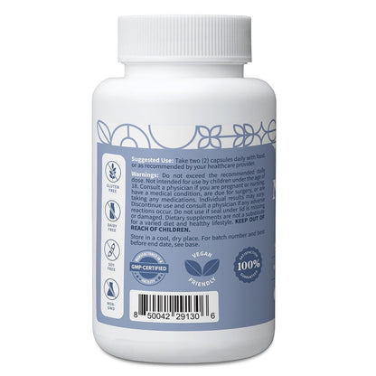 Pattern Wellness Magnesium Complex Supplement – 60 Vegan Capsules | Supports Muscle, Bone & Relaxation Health – with Zinc & Vitamin D – Daily Support Formula - PrimeBioHealth - canada supplements