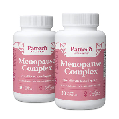 Pattern Wellness Menopause Complex – Herbal Supplement for Women’s Wellness & Hormone Health Support – with Black Cohosh, DIM & Bioperine® – 30 Vegan Capsules, 3rd Party Tested - PrimeBioHealth - canada supplements