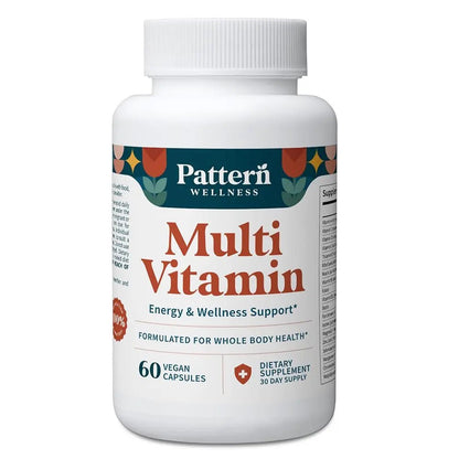 Pattern Wellness Multivitamin for Men & Women – Vitamin A, B, C, D, E – Supports Energy & Wellness – Whole Body Health - PrimeBioHealth - canada supplements