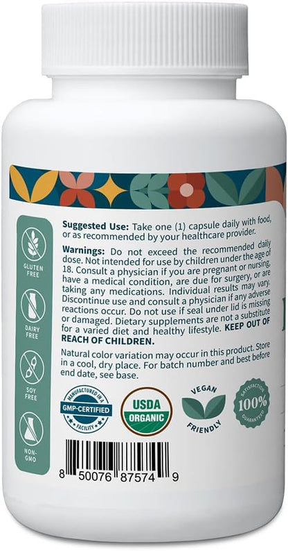 Pattern Wellness Organic Fenugreek Capsules – 30:1 Fenugreek Seed Extract with Black Pepper – Metabolic & Digestive Support Supplement – Vegan, Non-GMO – 30 Capsules - PrimeBioHealth - canada supplements