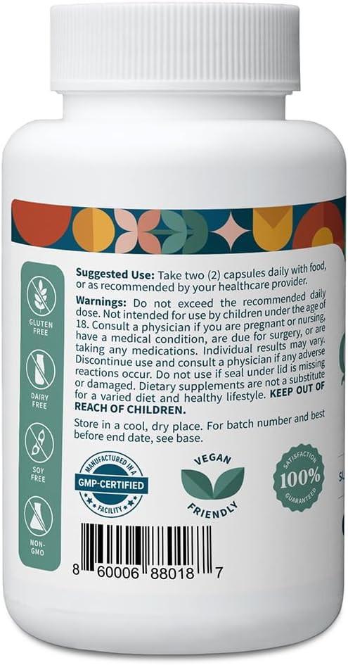 Pattern Wellness Quercetin Supplement with Bromelain - Immune Function & Cellular Health Support - Antioxidant & Whole Body Wellness - 60 Vegan Capsules - PrimeBioHealth - canada supplements