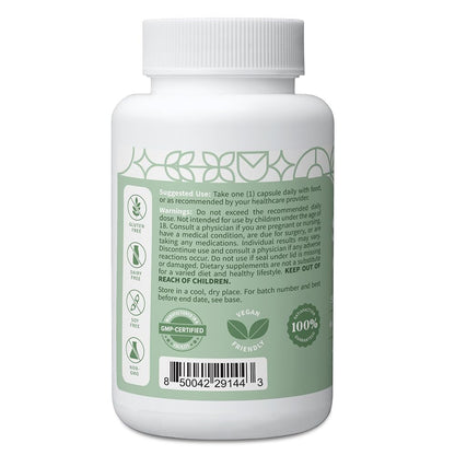 Pattern Wellness Sea Moss Complex – Sea Moss, Burdock Root, Bladderwrack, Vitamin C & Ginger – Supports Immune & Digestive Health – Vegan, Non-GMO – 30 Capsules - PrimeBioHealth - canada supplements